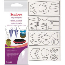 Sculpey  Design It Template Jewelry Shapes